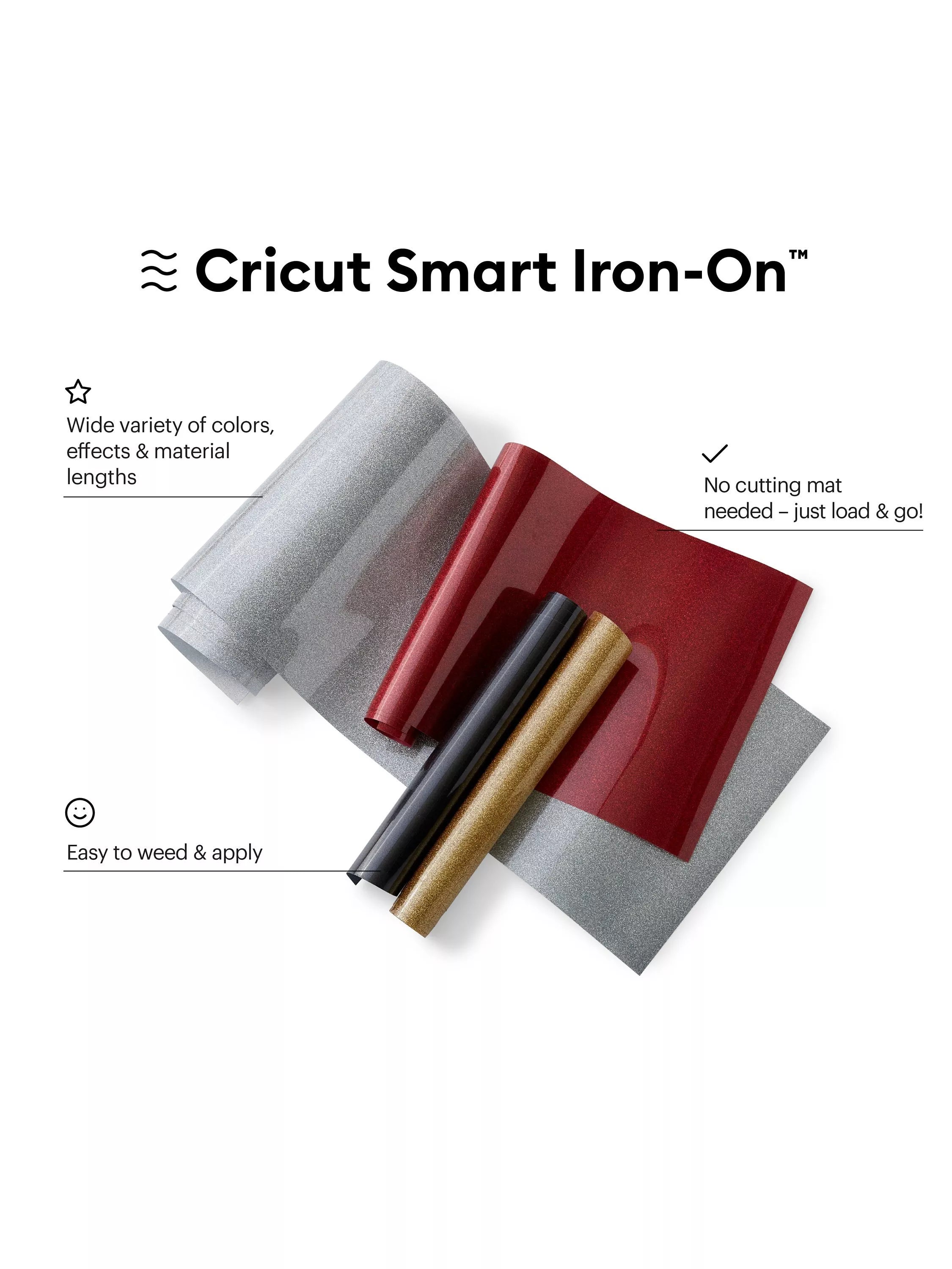 Cricut Iron-On Vinyl 13 inches x 3 ft - British product