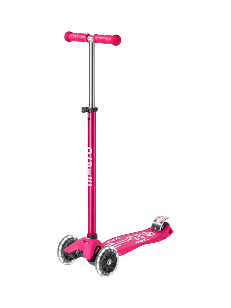 Micro Scooters Maxi Deluxe LED scooter, imported from the UK