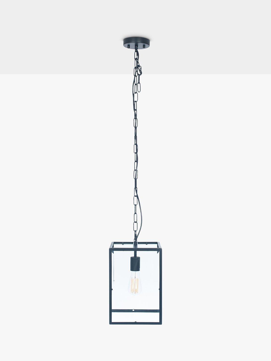 Pacific glass pendant ceiling light matte finish H145cm, imported from the UK