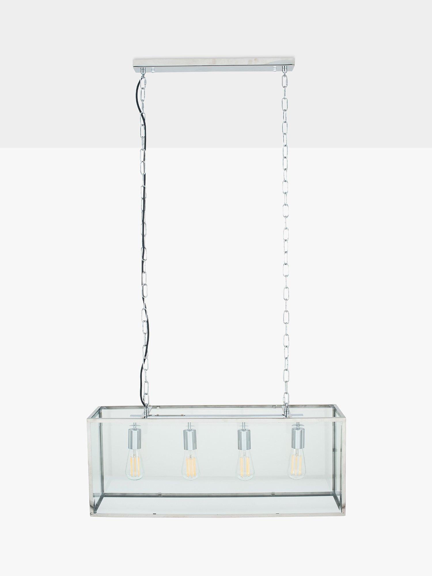 Pacific bar ceiling light polished finish UK version