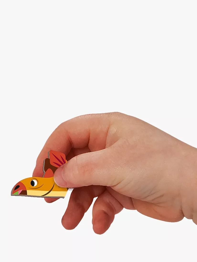 Janod Dino Magneti Book educational magnetic game, UK version