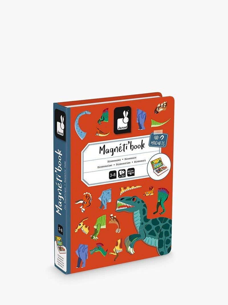 Janod Dino Magneti Book educational magnetic game, UK version