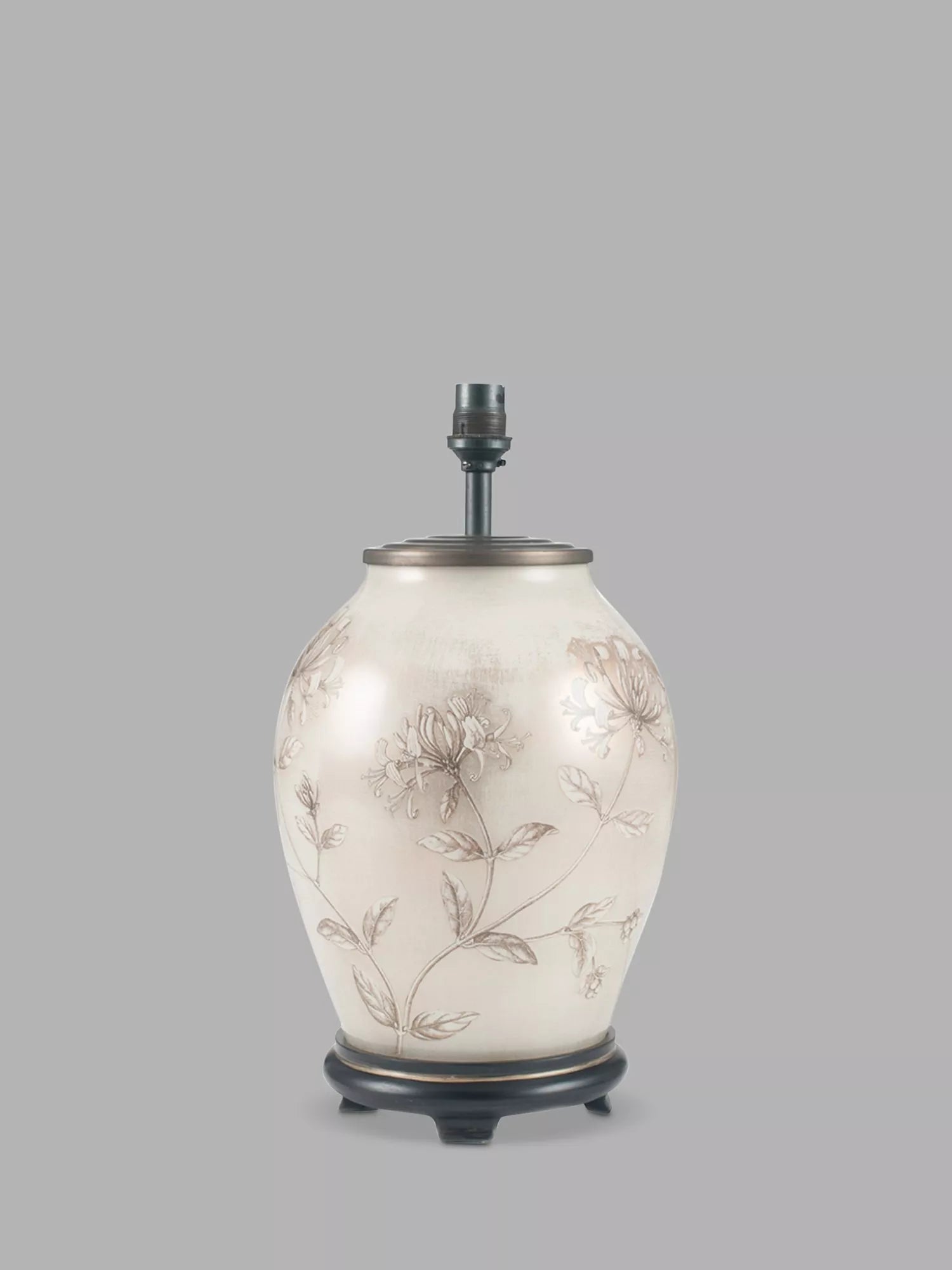 Jenny Worrall glass lamp base honeysuckle H34.5cm, UK version
