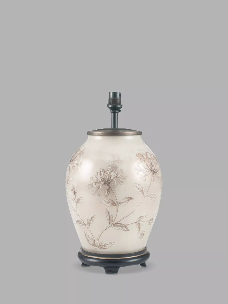 Jenny Worrall glass lamp base honeysuckle H34.5cm, UK version