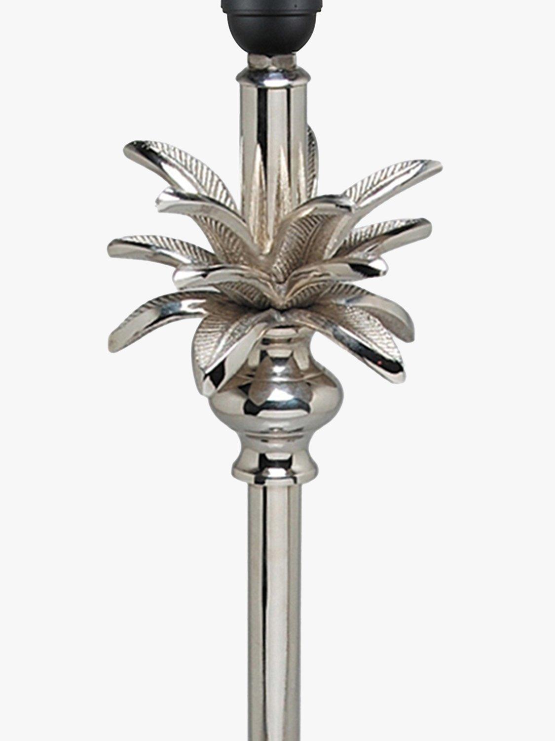 Pacific palm tree metal lamp base H52cm, UK version