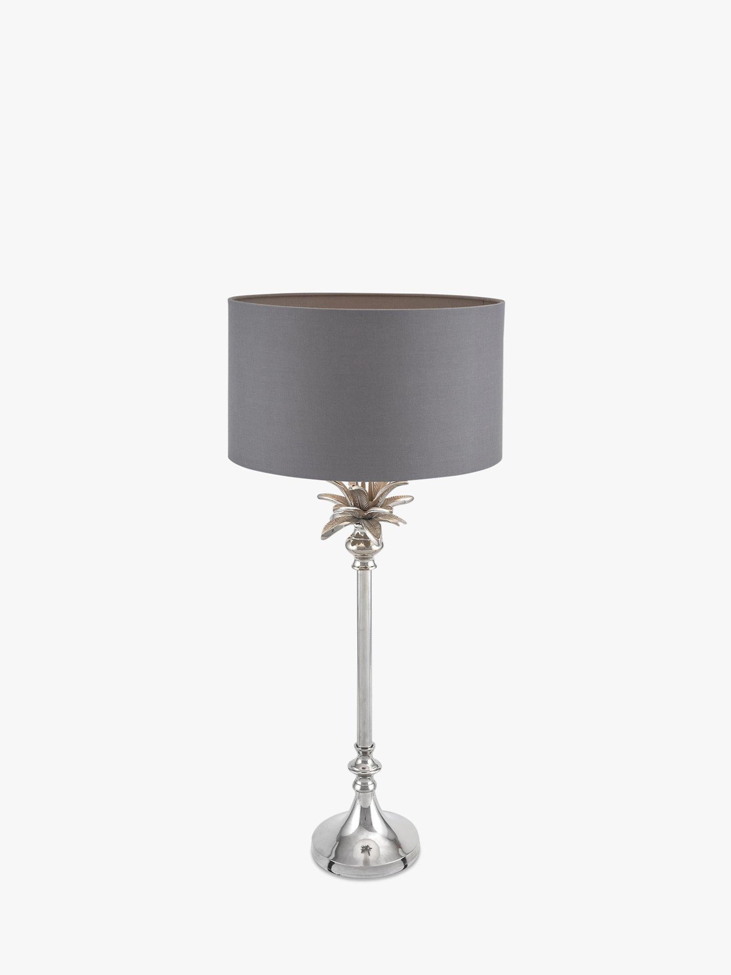 Pacific palm tree metal lamp base H52cm, UK version