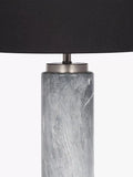 Pacific tall grey marble effect table lamp (British brand)