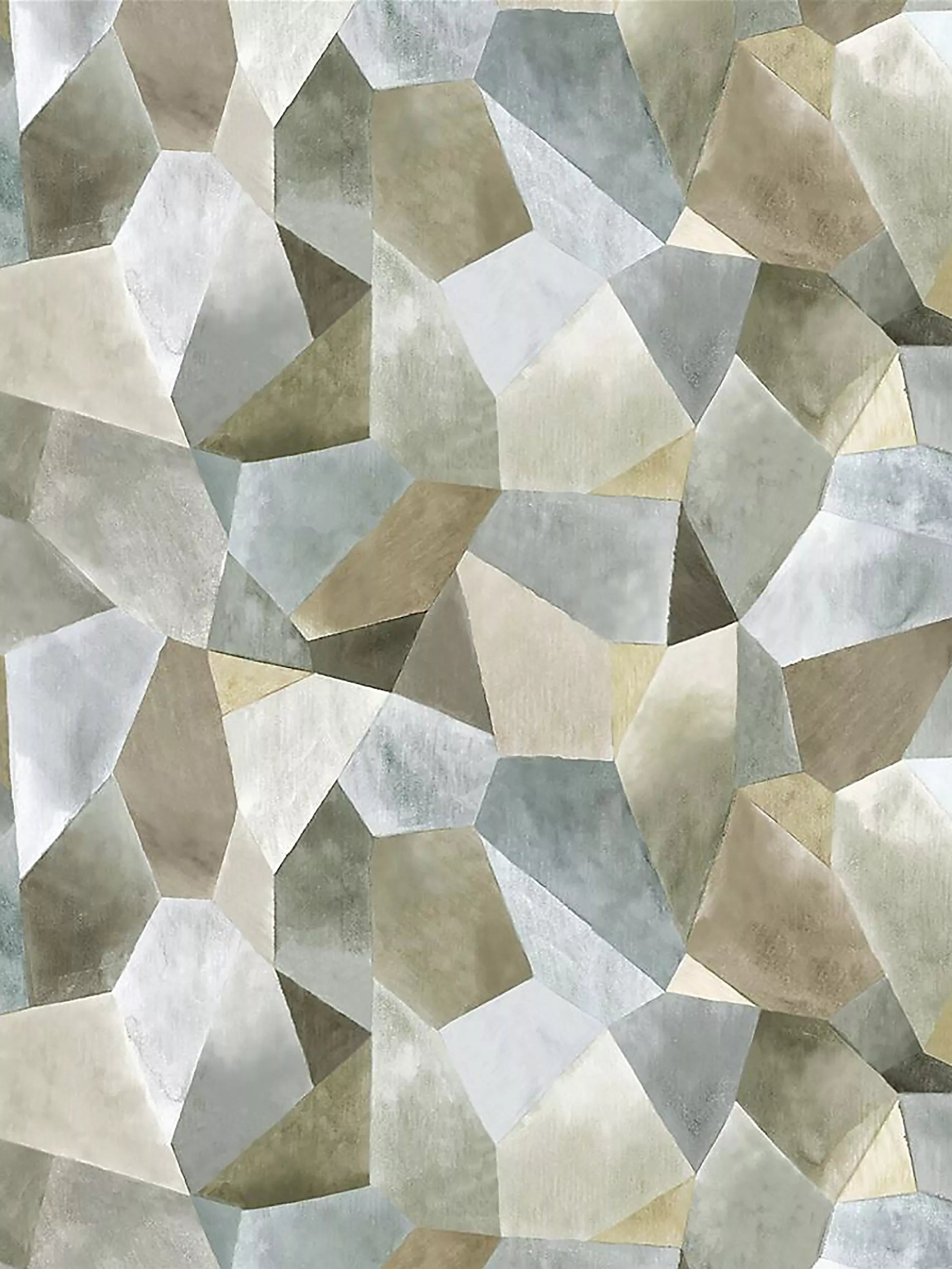 Designers Guild Geo Moderne made to measure curtains in pewter - British product