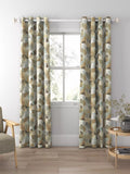 Designers Guild Geo Moderne made to measure curtains in pewter - British product