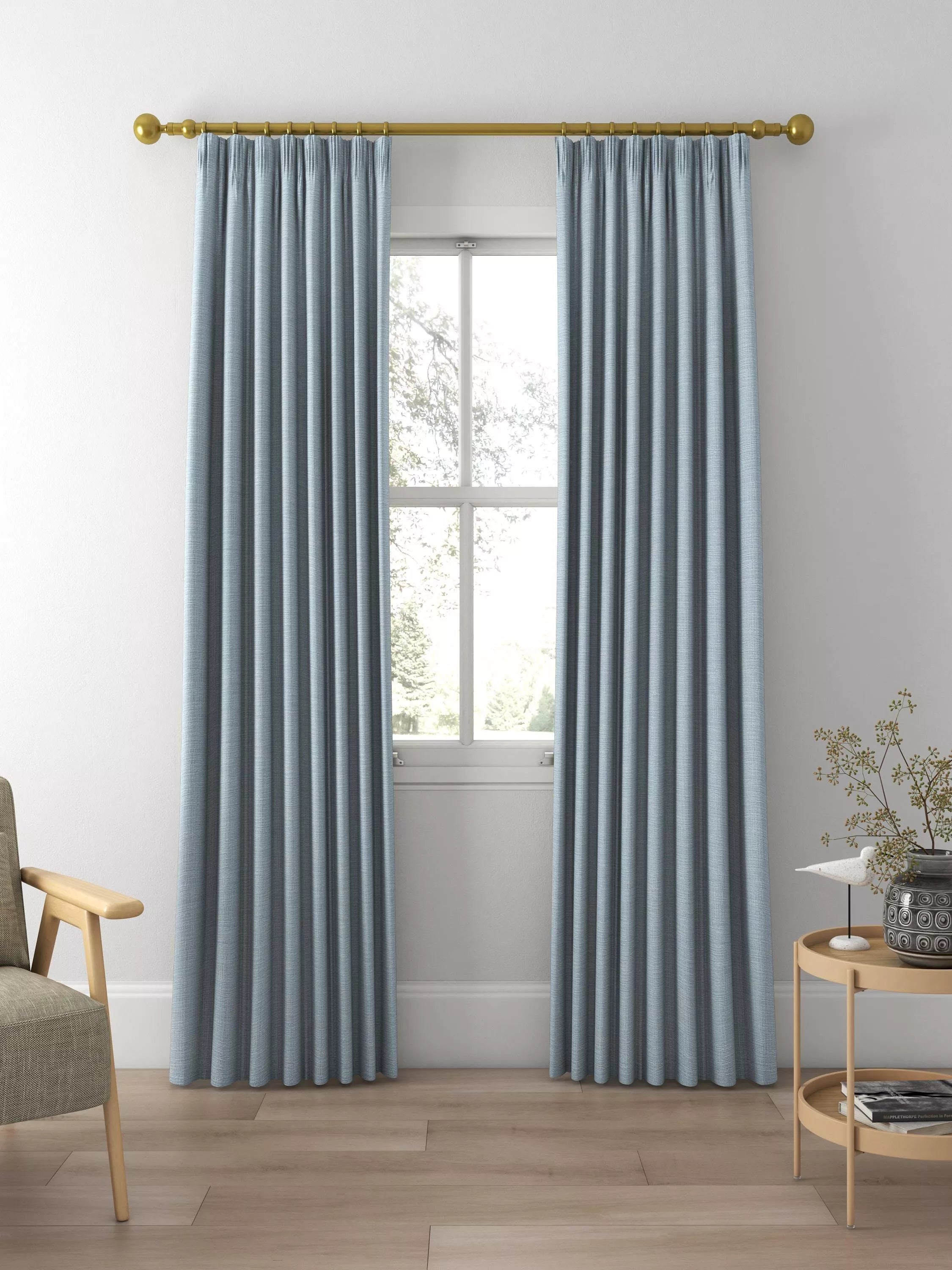 Designers Guild Tangalle Ocean curtain fabric made to measure (British brand)