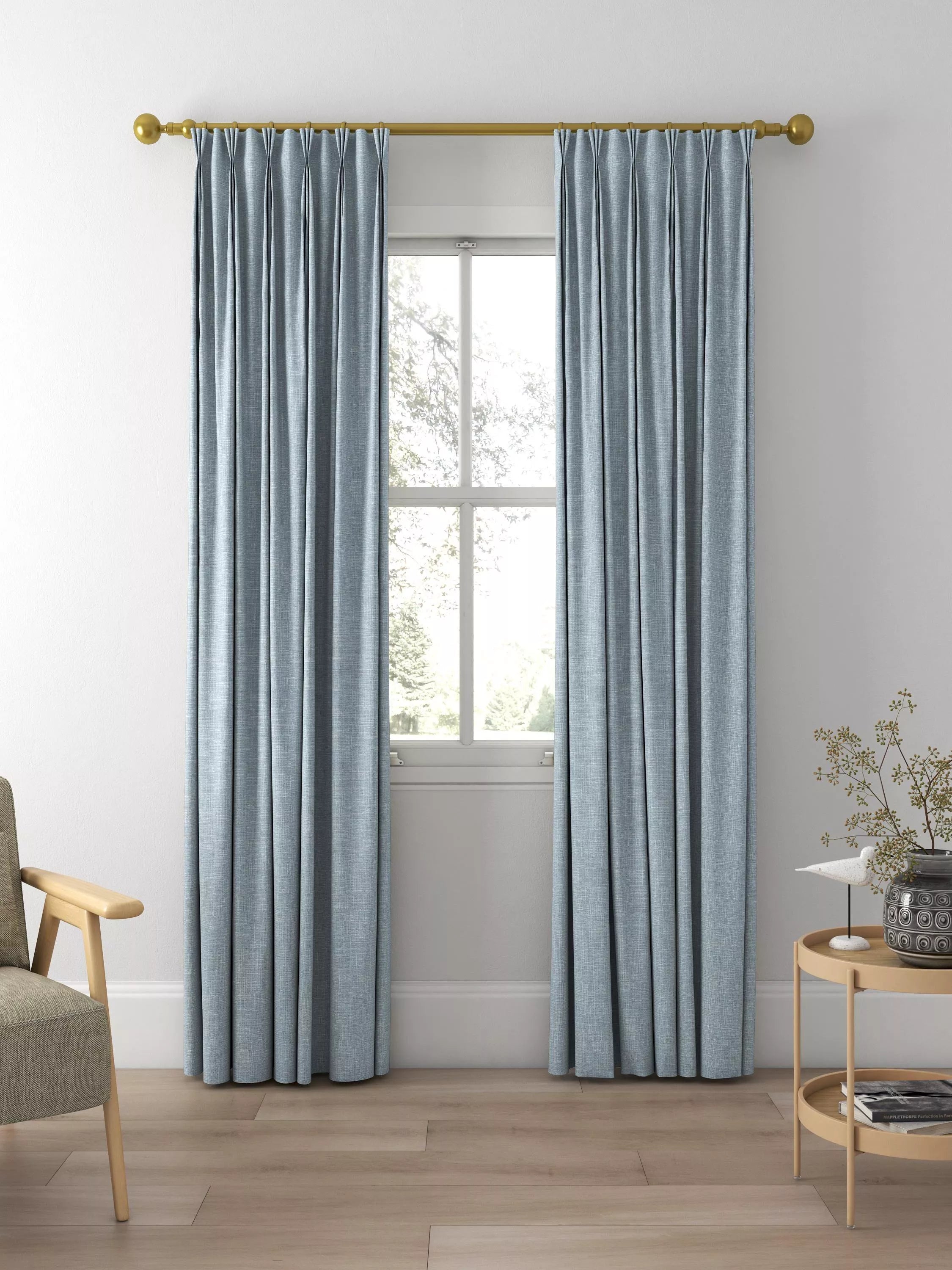 Designers Guild Tangalle Ocean curtain fabric made to measure (British brand)