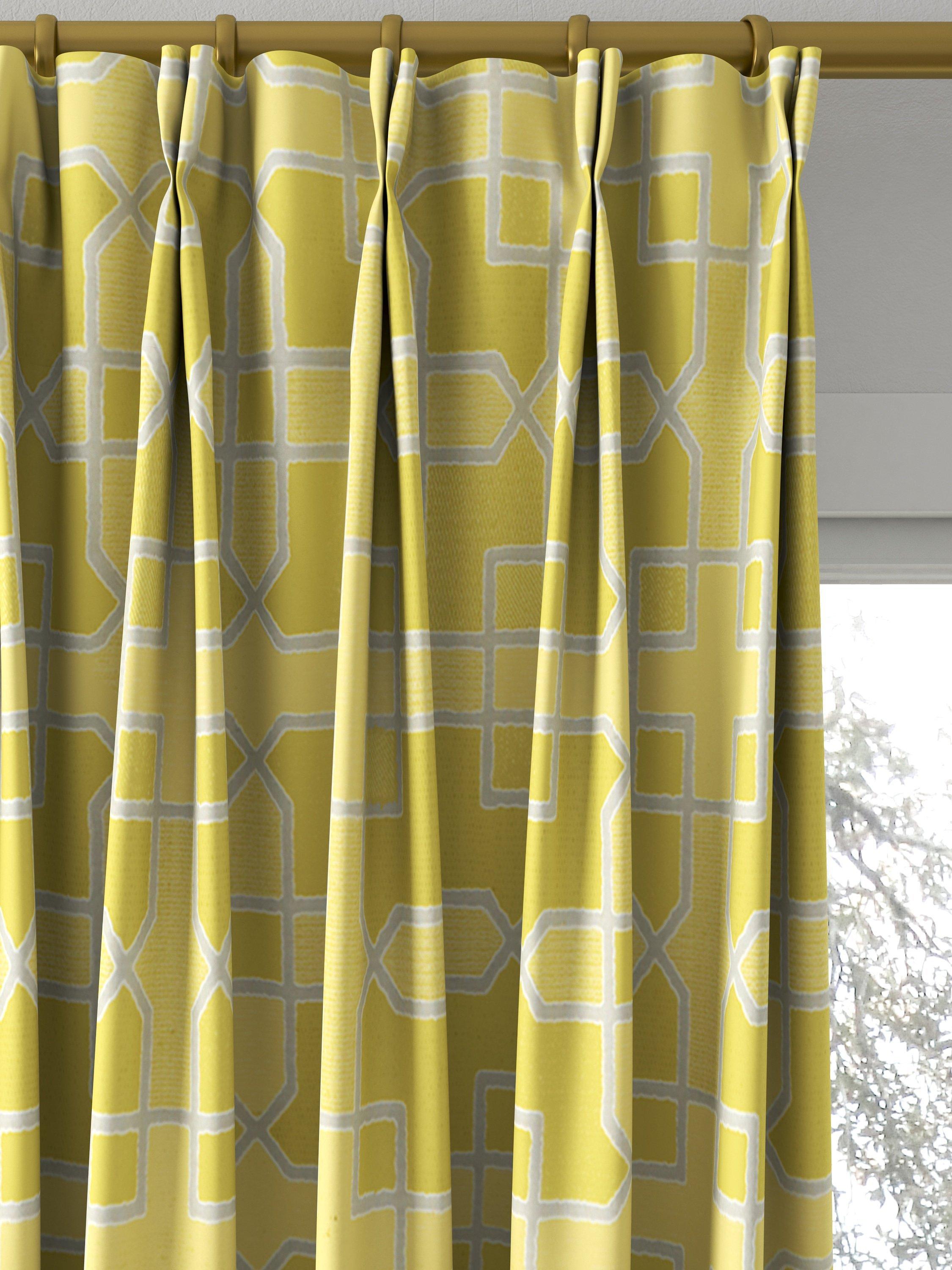 Sanderson Hampton Weave fabric Mimosa made to measure curtains, imported from the UK