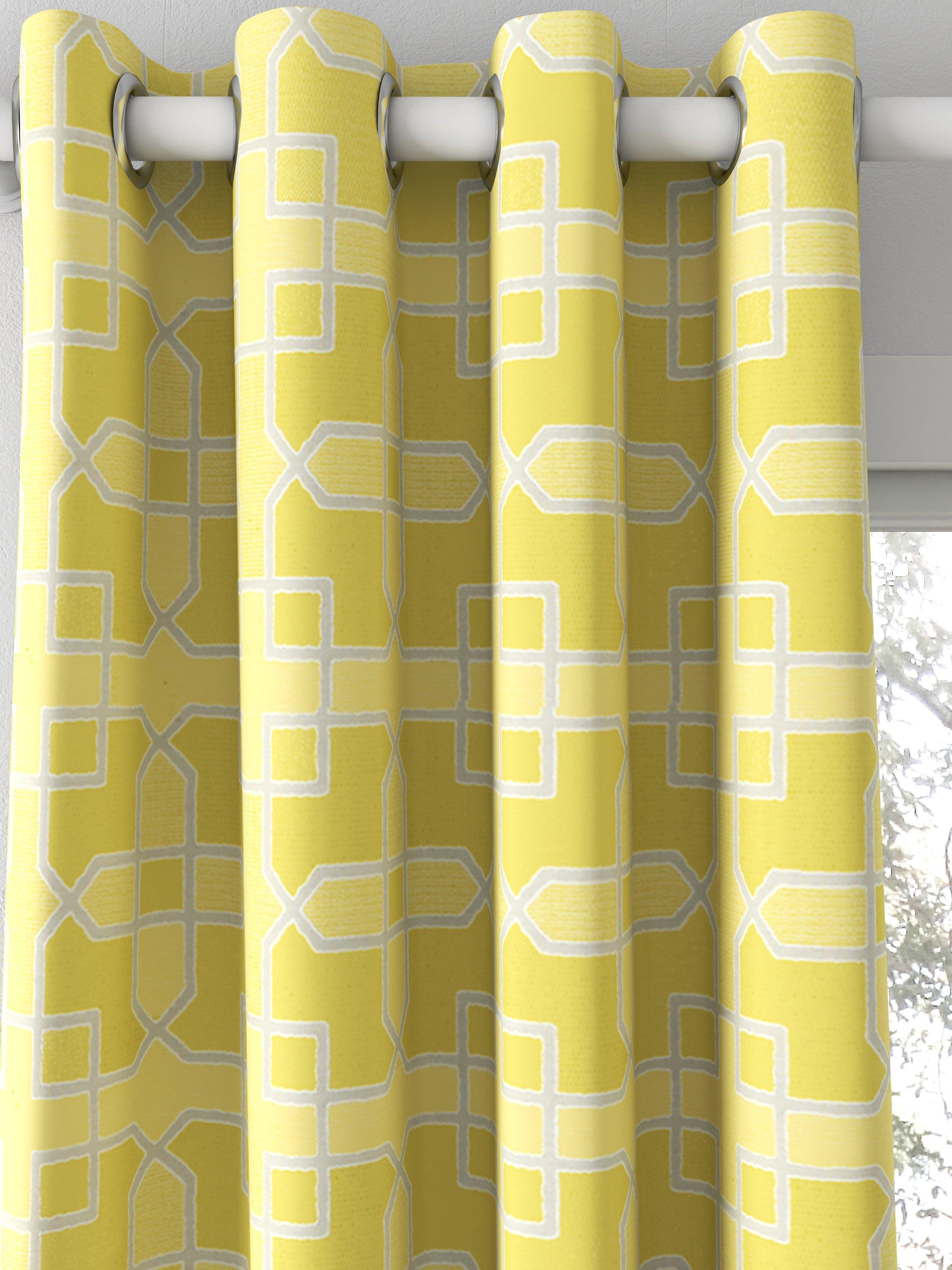 Sanderson Hampton Weave fabric Mimosa made to measure curtains, imported from the UK