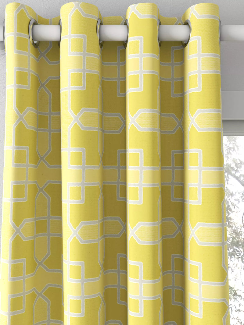 Sanderson Hampton Weave fabric Mimosa made to measure curtains, imported from the UK