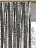 Sanderson Sorilla Damask curtains or roman blind in linen and cotton (British brand)