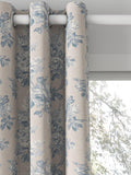 Sanderson Sorilla Damask curtains or roman blind in linen and cotton (British brand)