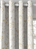 Sanderson Summer Harvest made-to-measure curtain fabric silver/corn, imported from the UK