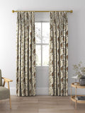 Sanderson ringtailed lemur olive fabric pattern (British brand)