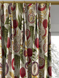 Sanderson Jackfruit fig printed curtains and roman blind - British product