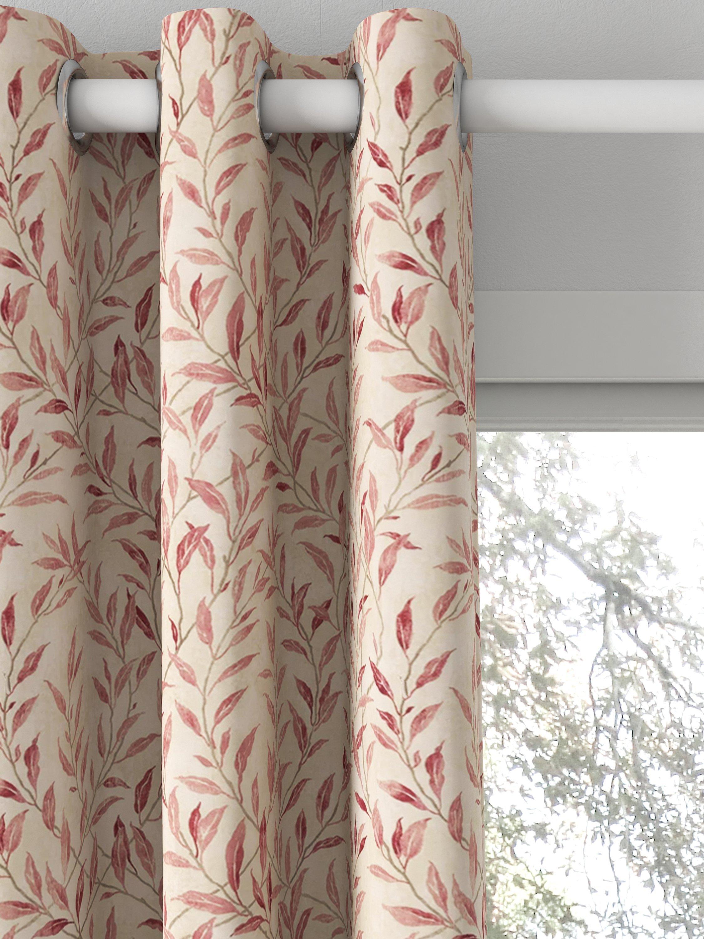 Sanderson made to measure curtains or roman blind in rosewood sepia, British brand