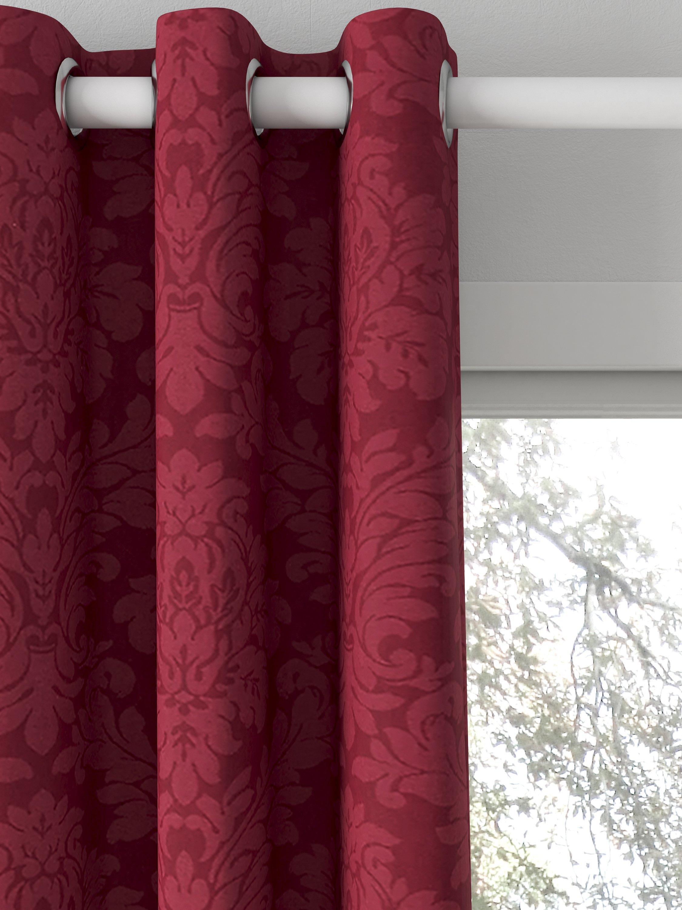 Sanderson Lymington Damask curtains in Redcurrant, UK version