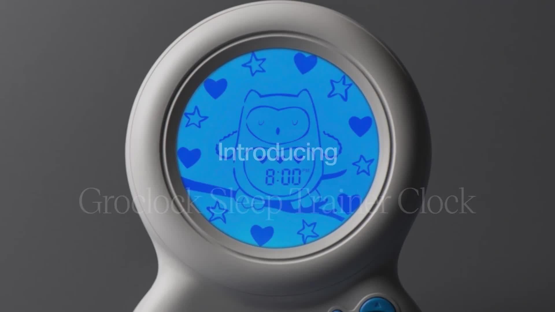 Tommee Tippee sleep trainer clock with night light for children (British brand)