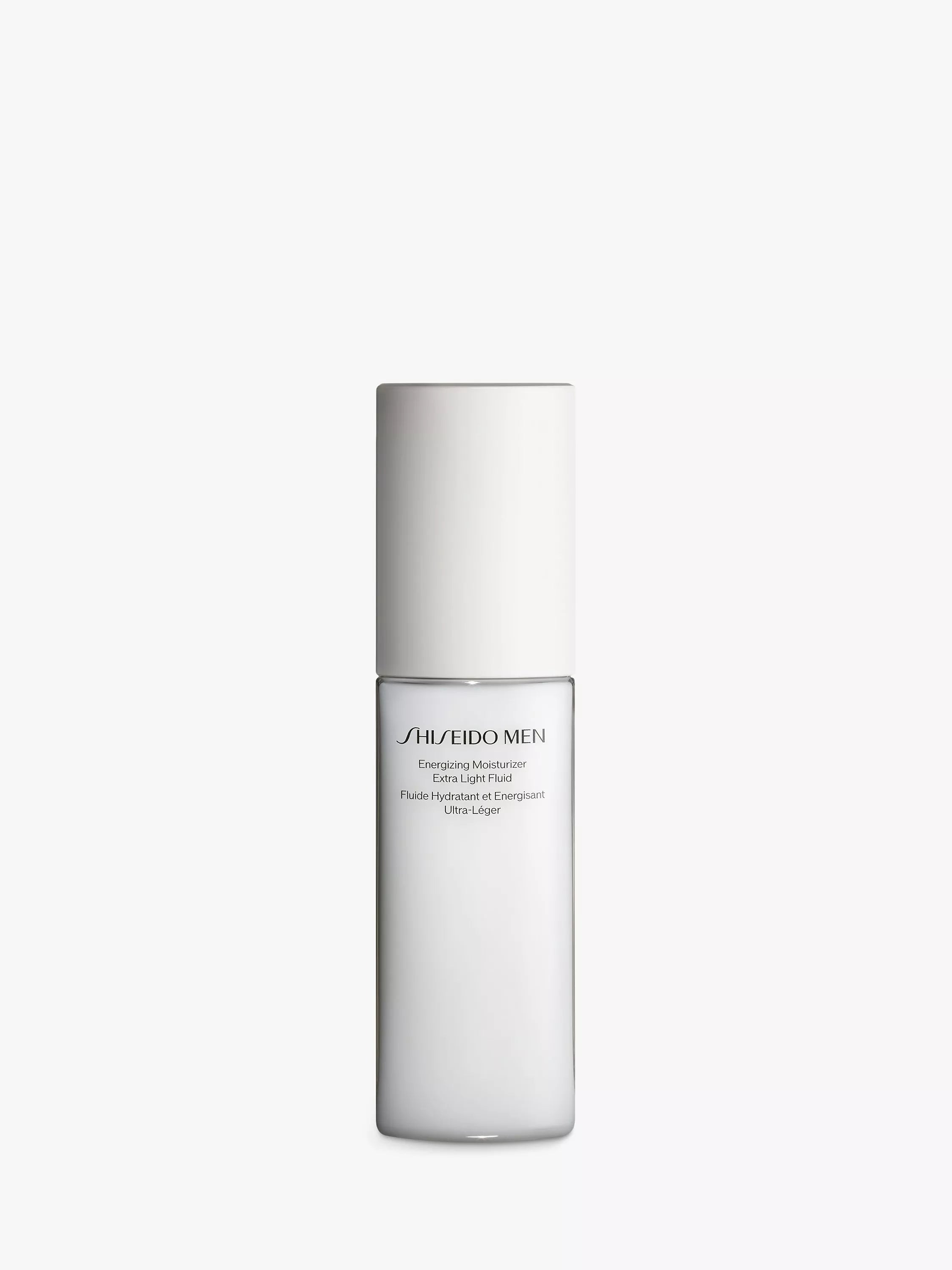 Shiseido men's energising moisturiser extra light fluid 100ml (British brand)
