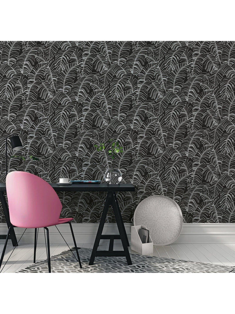 Galerie wallpaper large broadleaf 10m x 53cm (British brand)