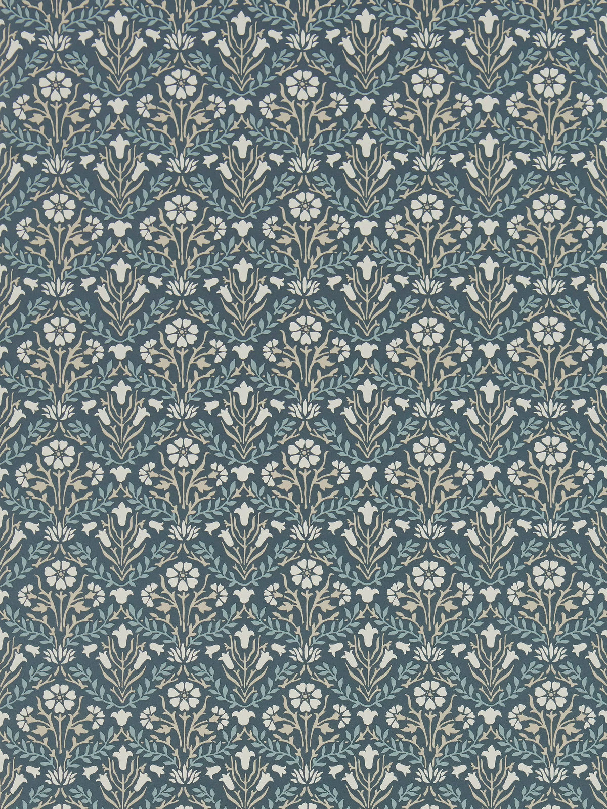 Morris & Co. Bellflowers wallpaper 10m x 52cm, imported from the UK