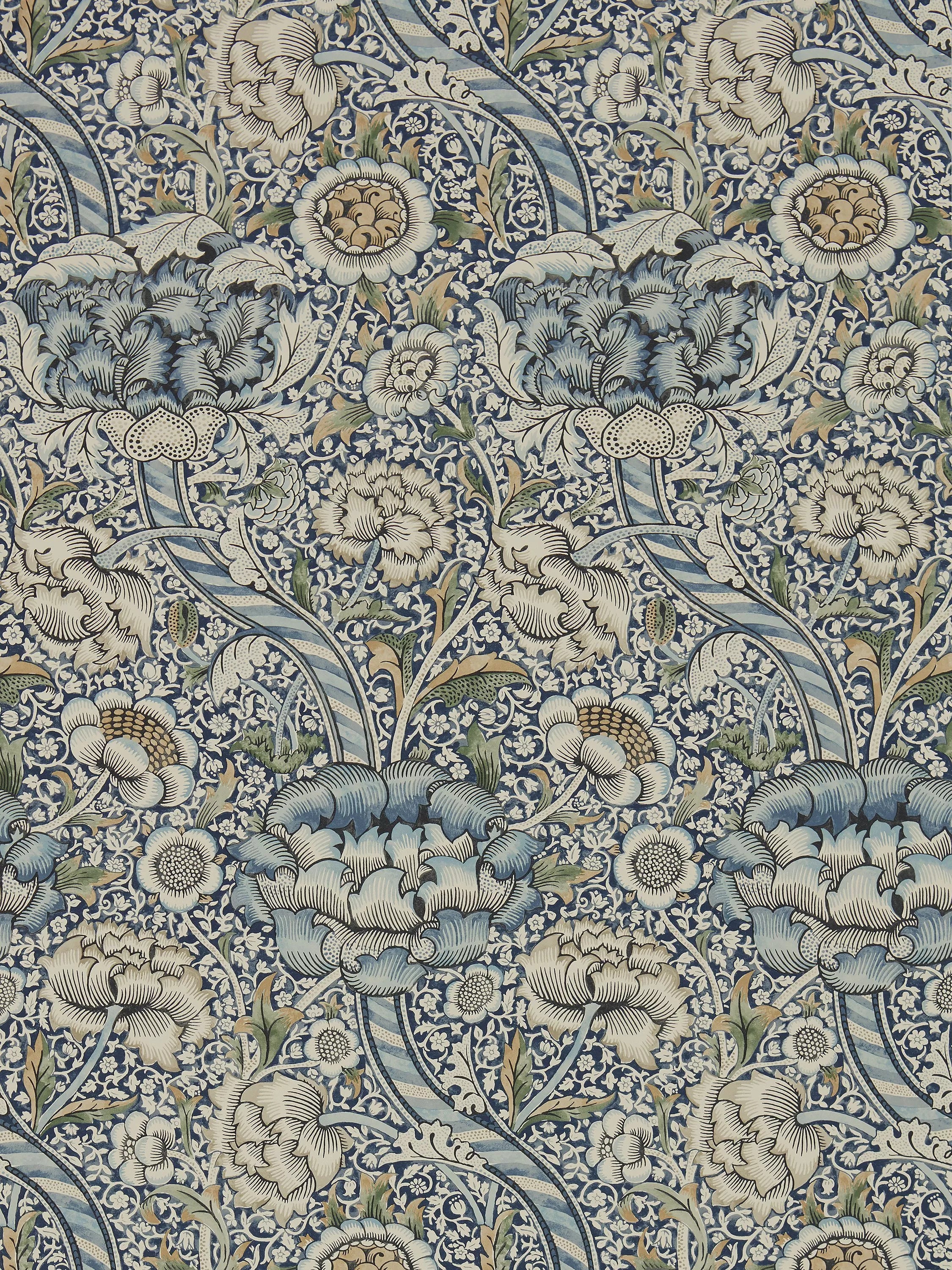 Morris & Co. Wandle floral wallpaper 10m x 68.6cm, imported from the UK