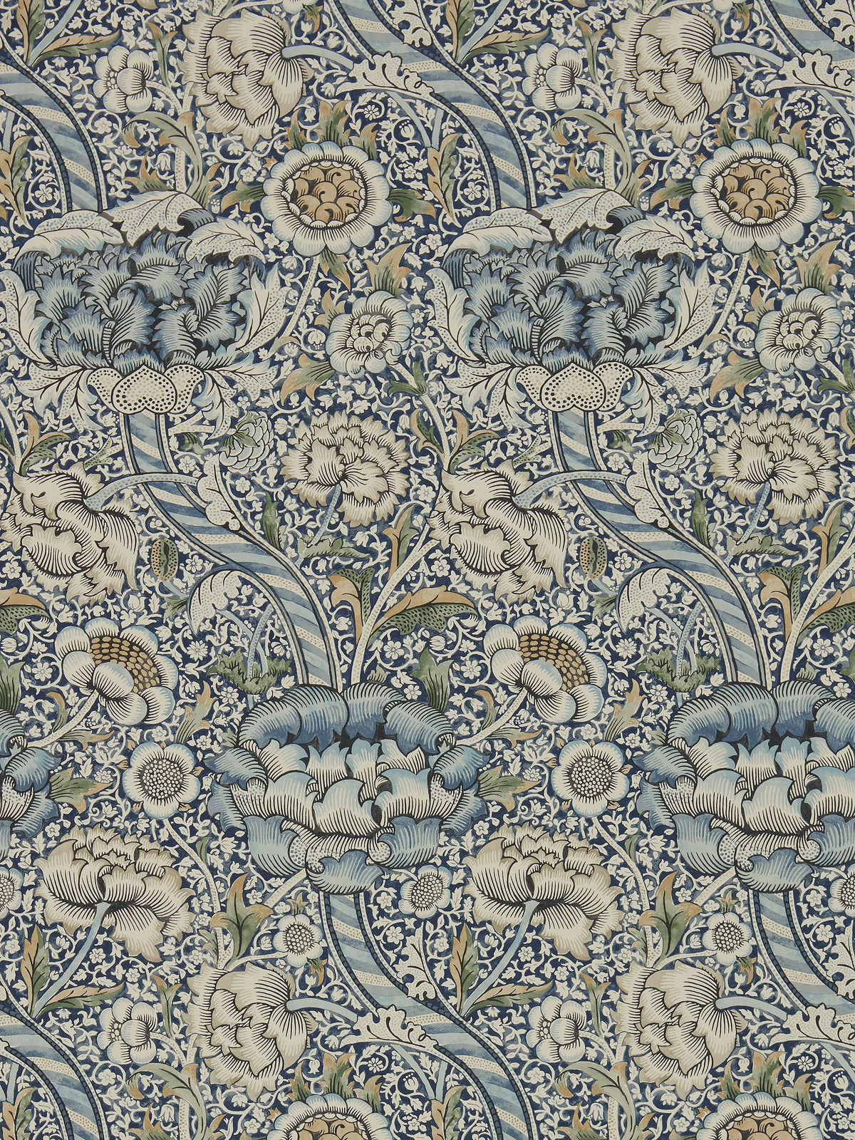 Morris & Co. Wandle floral wallpaper 10m x 68.6cm, imported from the UK