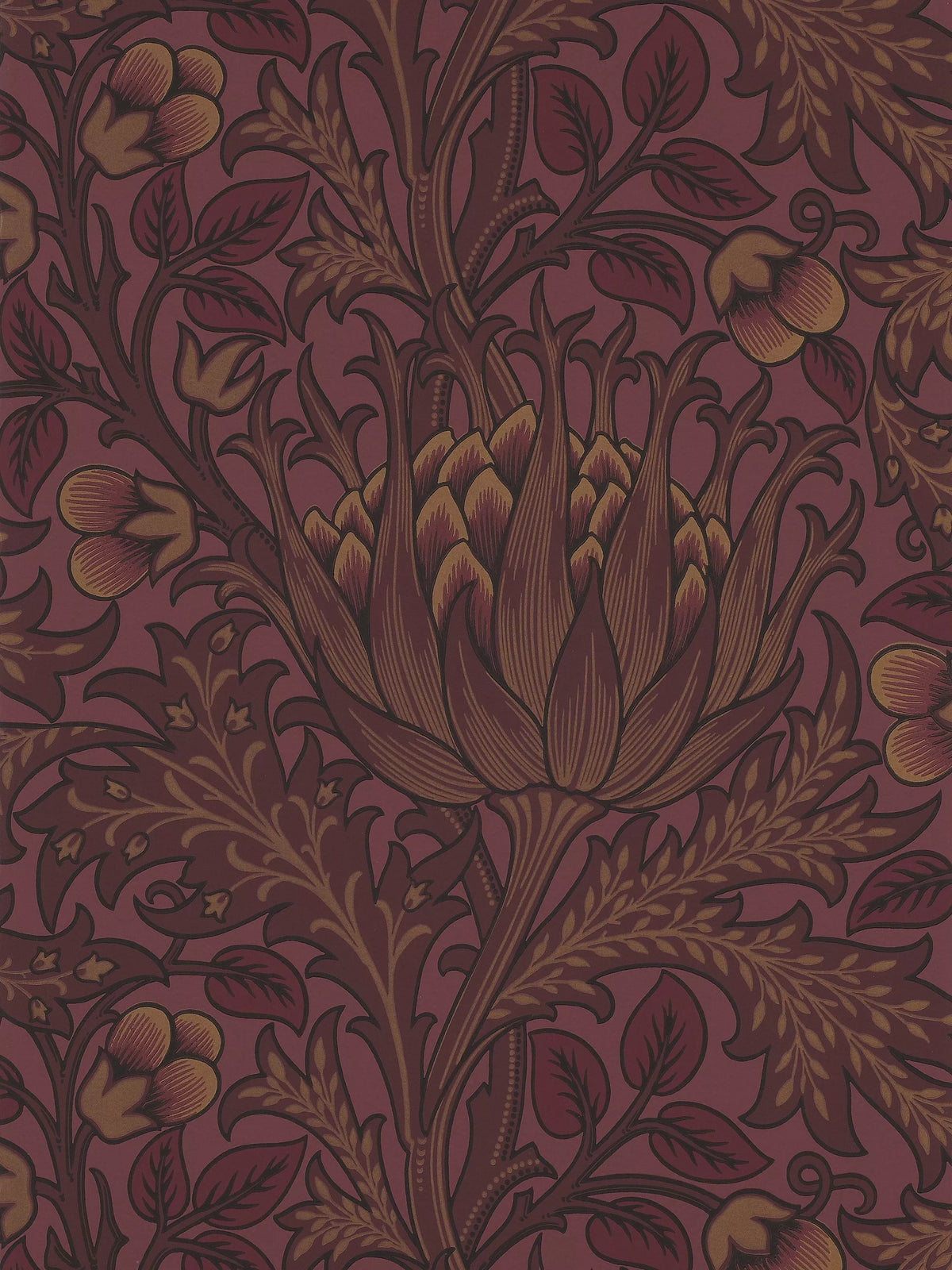 Morris & Co. wallpaper artichoke 10m x 52cm, imported from the UK