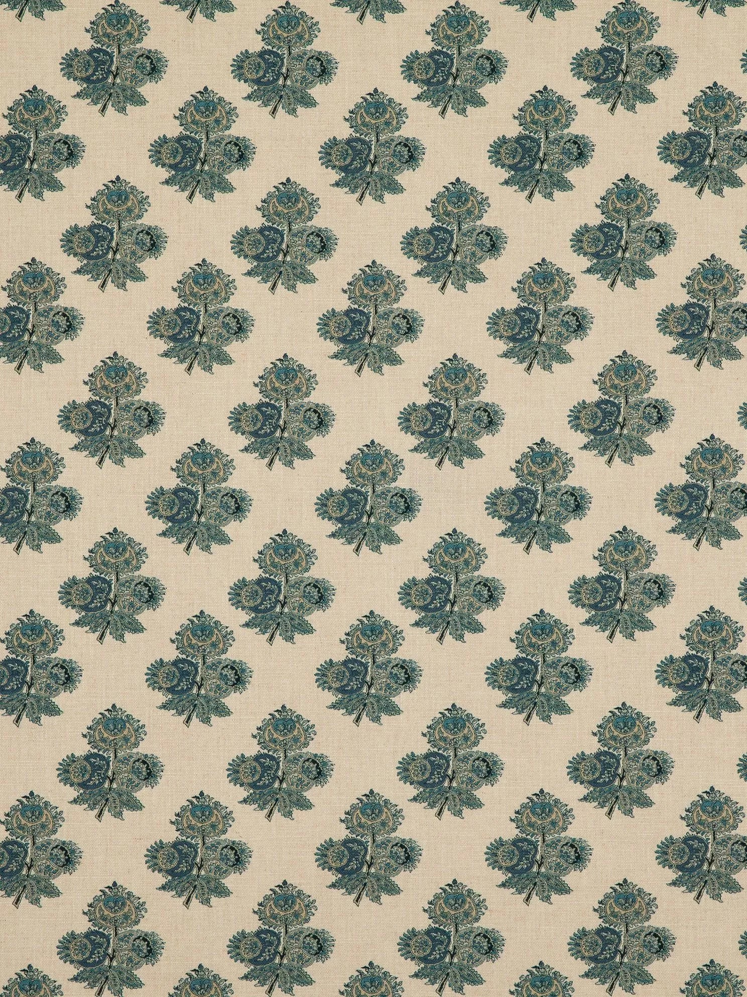 GP & J Baker Poppy Paisley made to measure curtains - British product