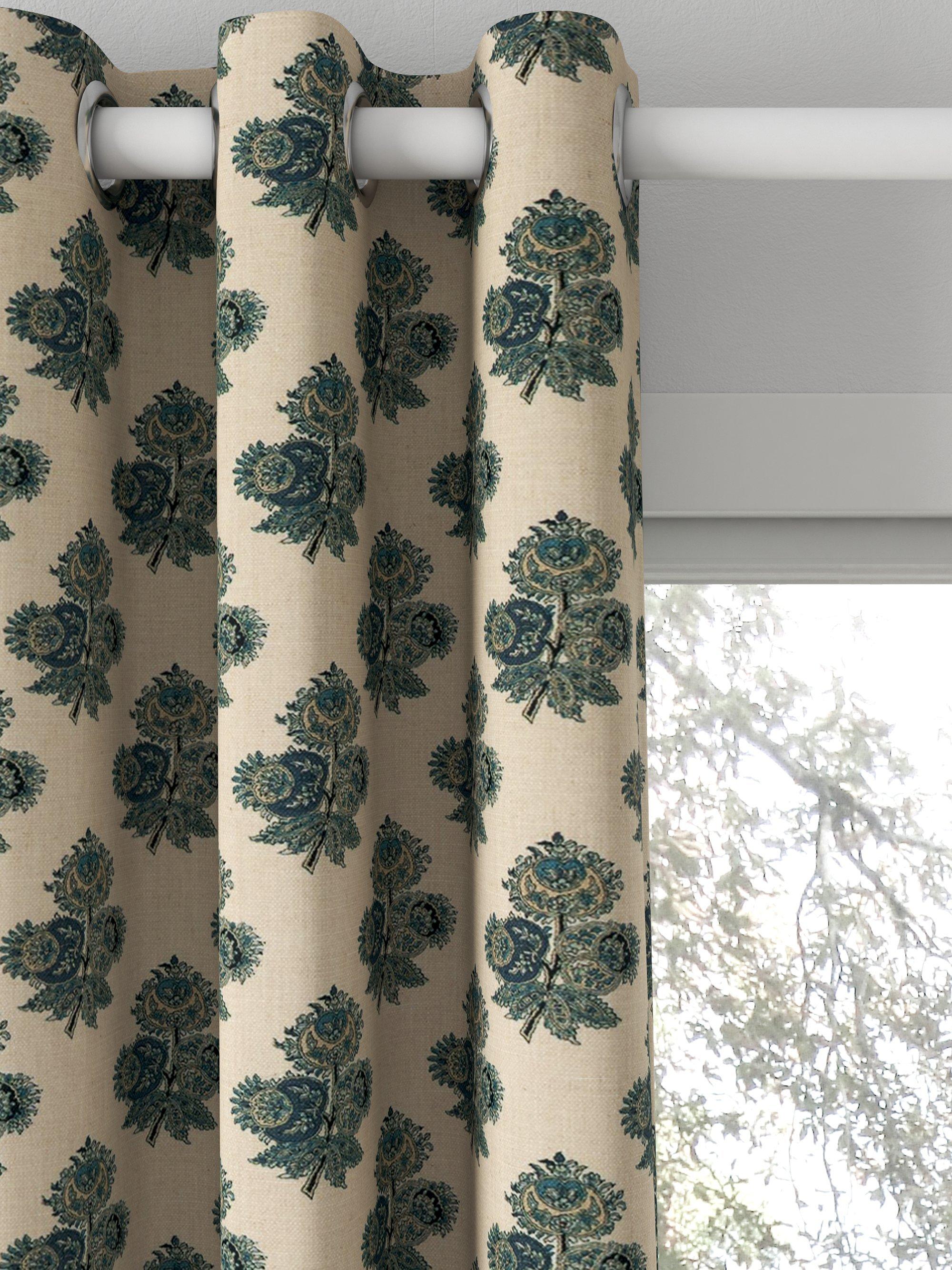 GP & J Baker Poppy Paisley made to measure curtains - British product
