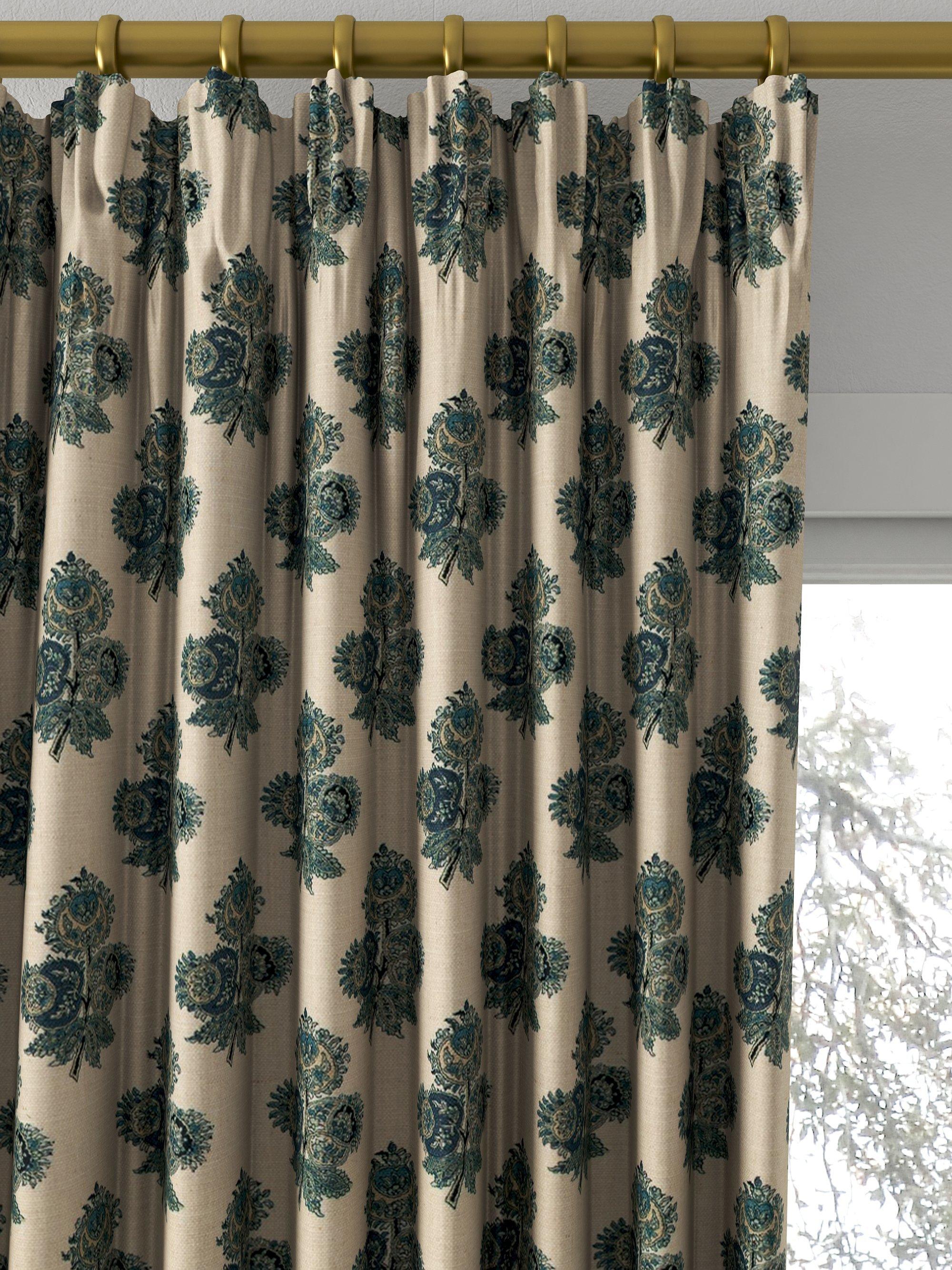 GP & J Baker Poppy Paisley made to measure curtains - British product