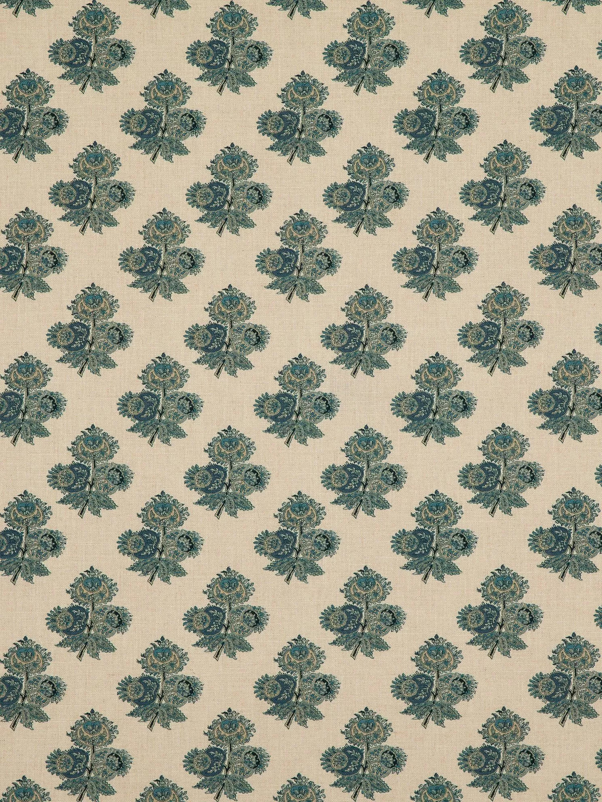 GP & J Baker Poppy Paisley made to measure curtains - British product