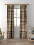 Prestigious Textiles Felix curtains Redwood check, imported from the UK