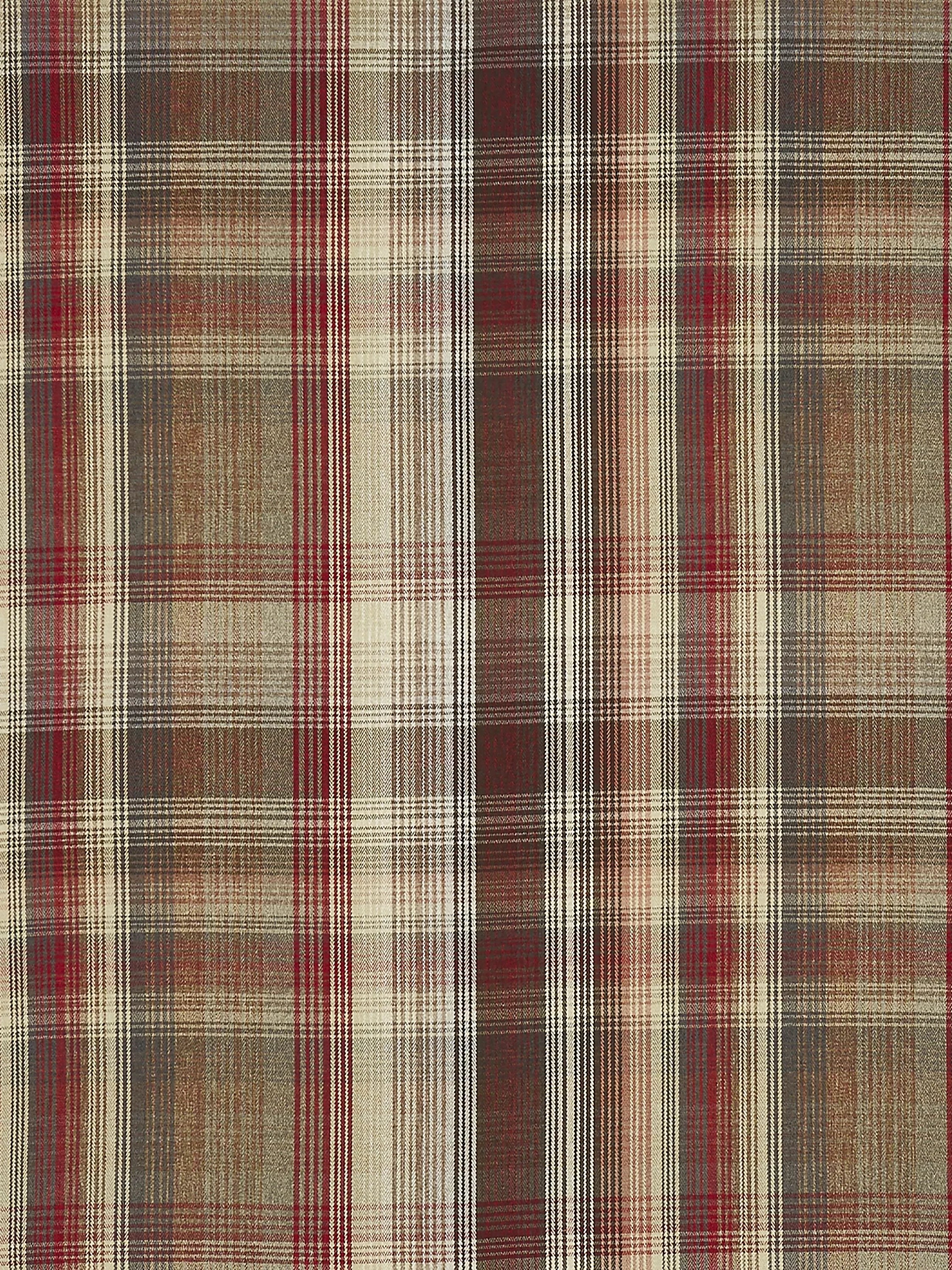 Prestigious Textiles Felix curtains Redwood check, imported from the UK