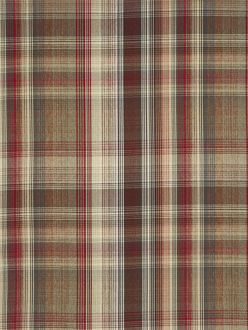 Prestigious Textiles Felix curtains Redwood check, imported from the UK