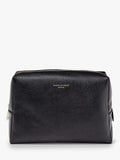 Aspinal of London Large Pebble Leather Toiletry Bag - Orange