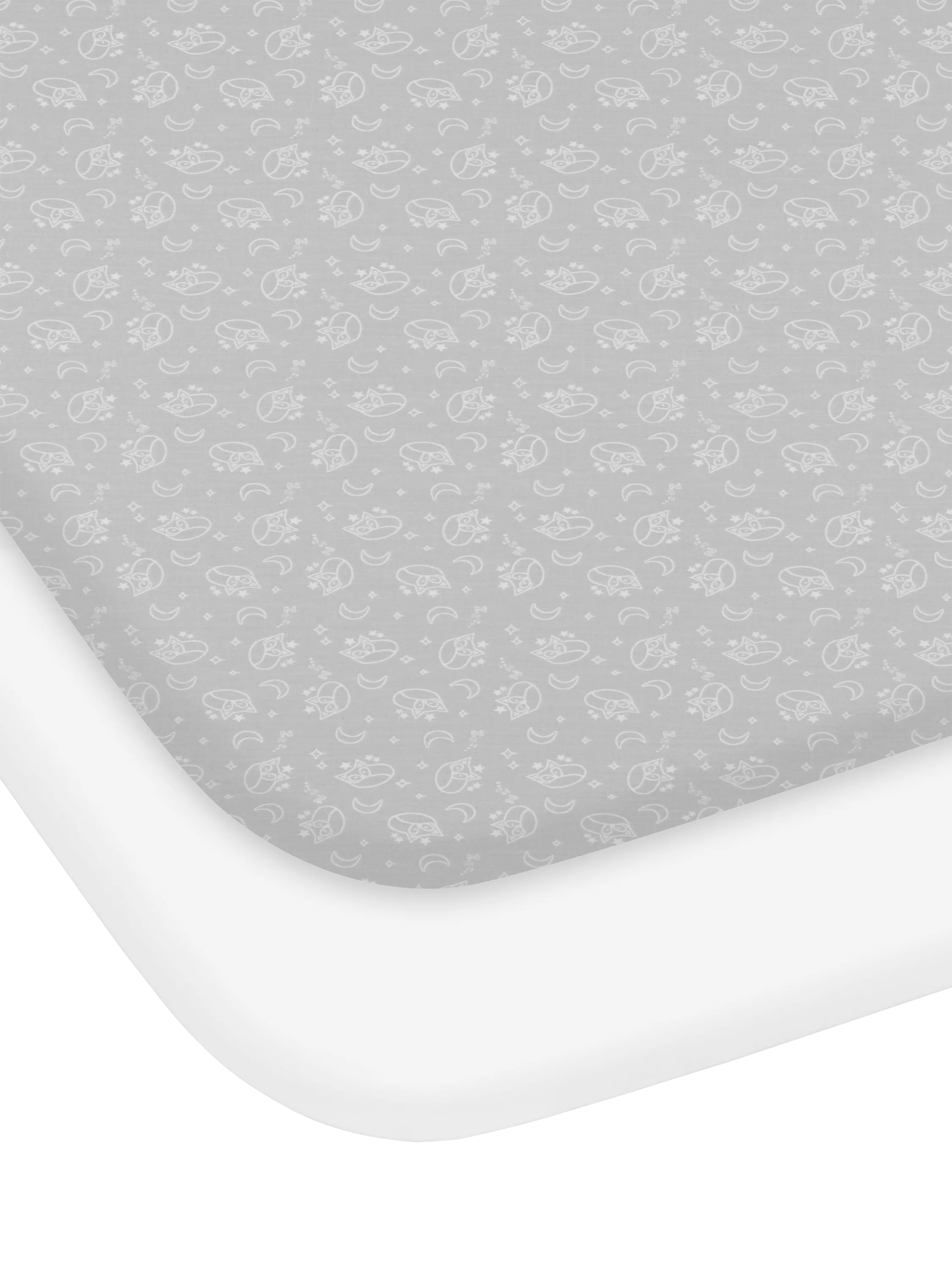 Chicco Next2Me crib fox bedding set grey - British product