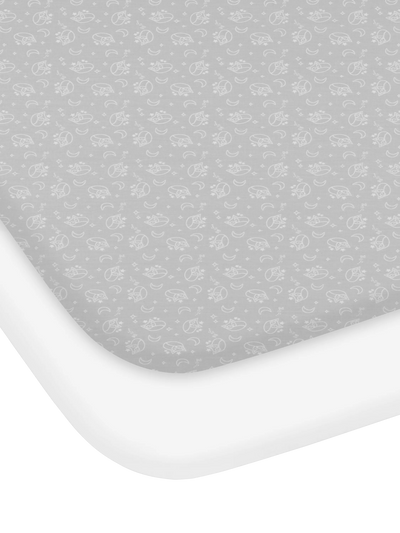John Lewis Chicco Next2Me Bedside Crib Fox Bedding Set Grey Baby Bedding Set- Buy online at McGrocer