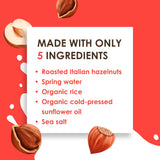 Rude Health hazelnut drink with calcium 1L (British brand)