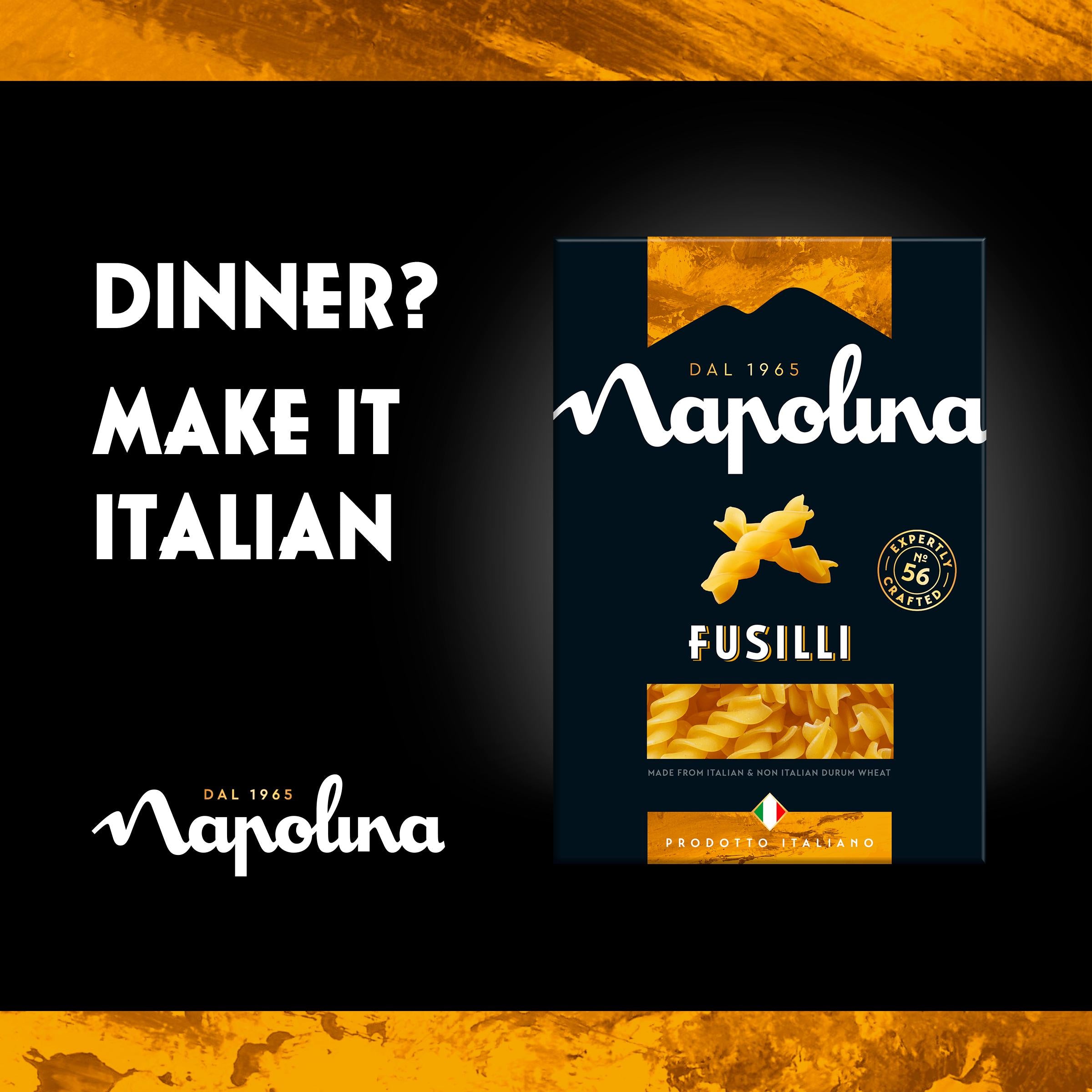 Napolina Fusilli Pasta 500g - British product