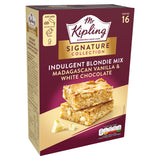 Mr Kipling Madagascan Vanilla White Chocolate Blondie cake mix 368g, imported from the UK