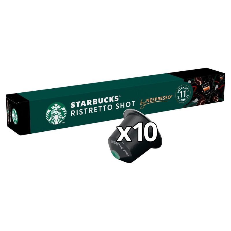 Starbucks Ristretto coffee pods 10 pack Nespresso - British product