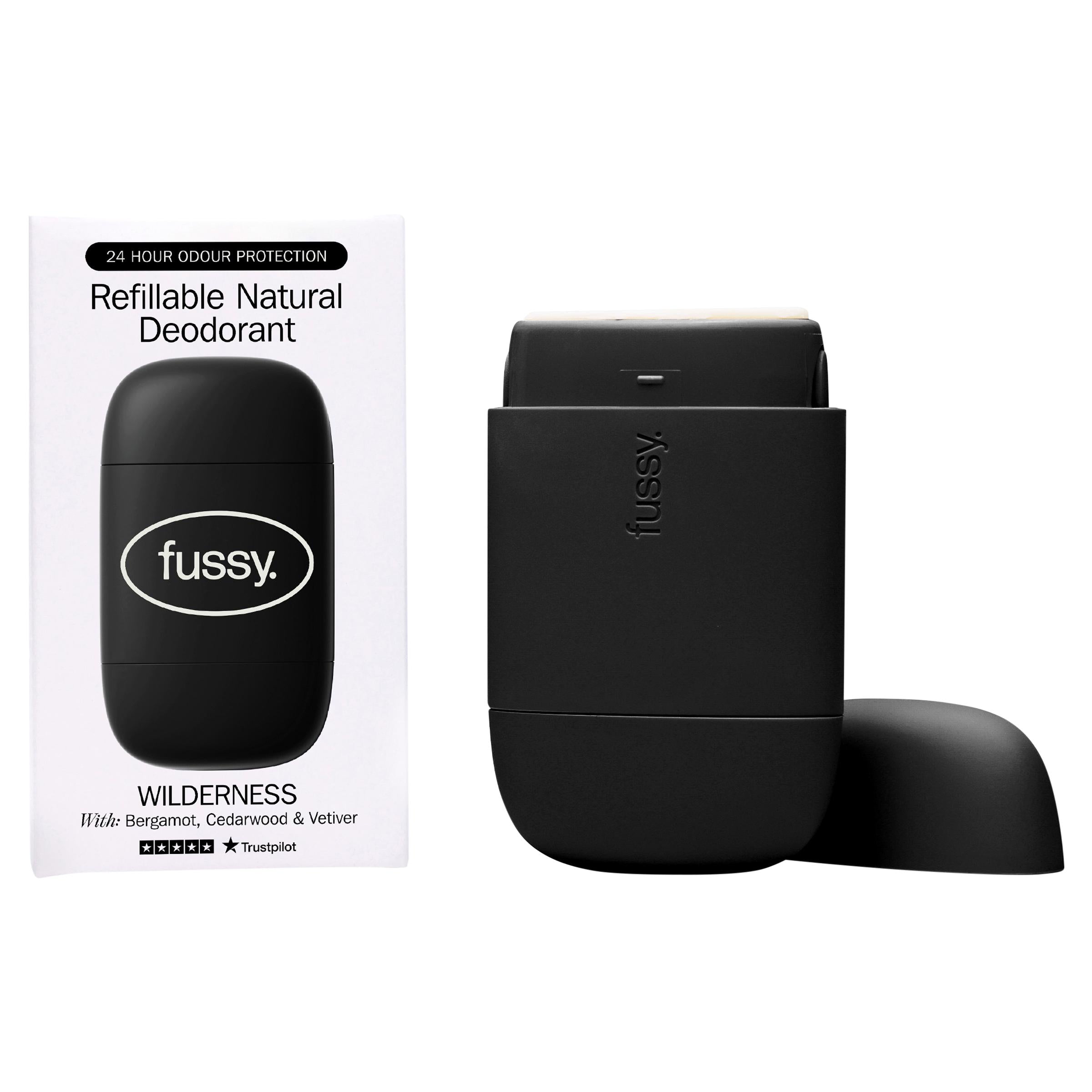 Fussy Wilderness Refillable Natural Deodorant 40g - British product
