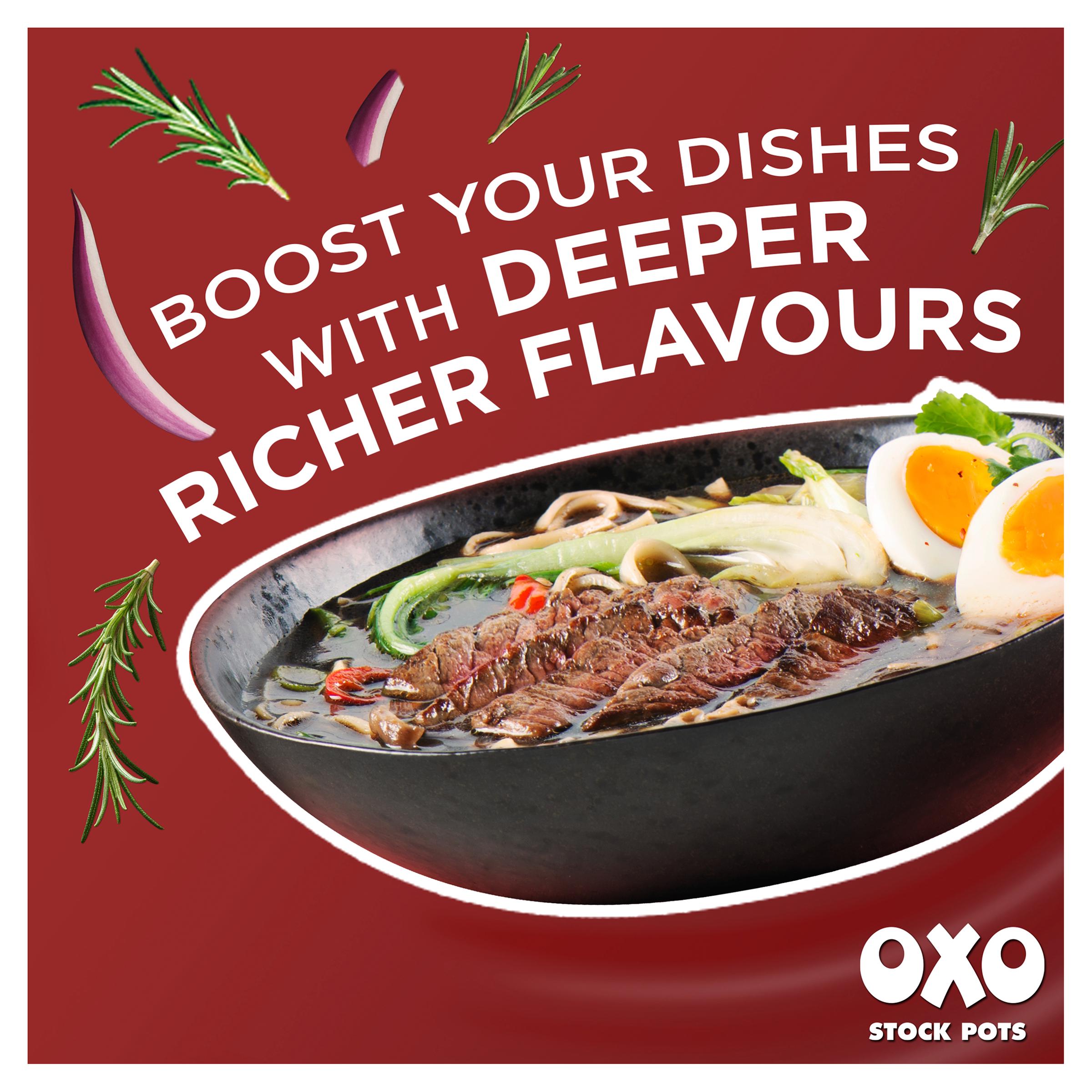 OXO beef stock pots onion rosemary 80g - British product