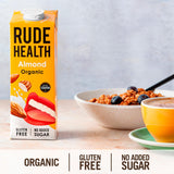 Rude Health Organic Almond Drink 1L, imported from the UK
