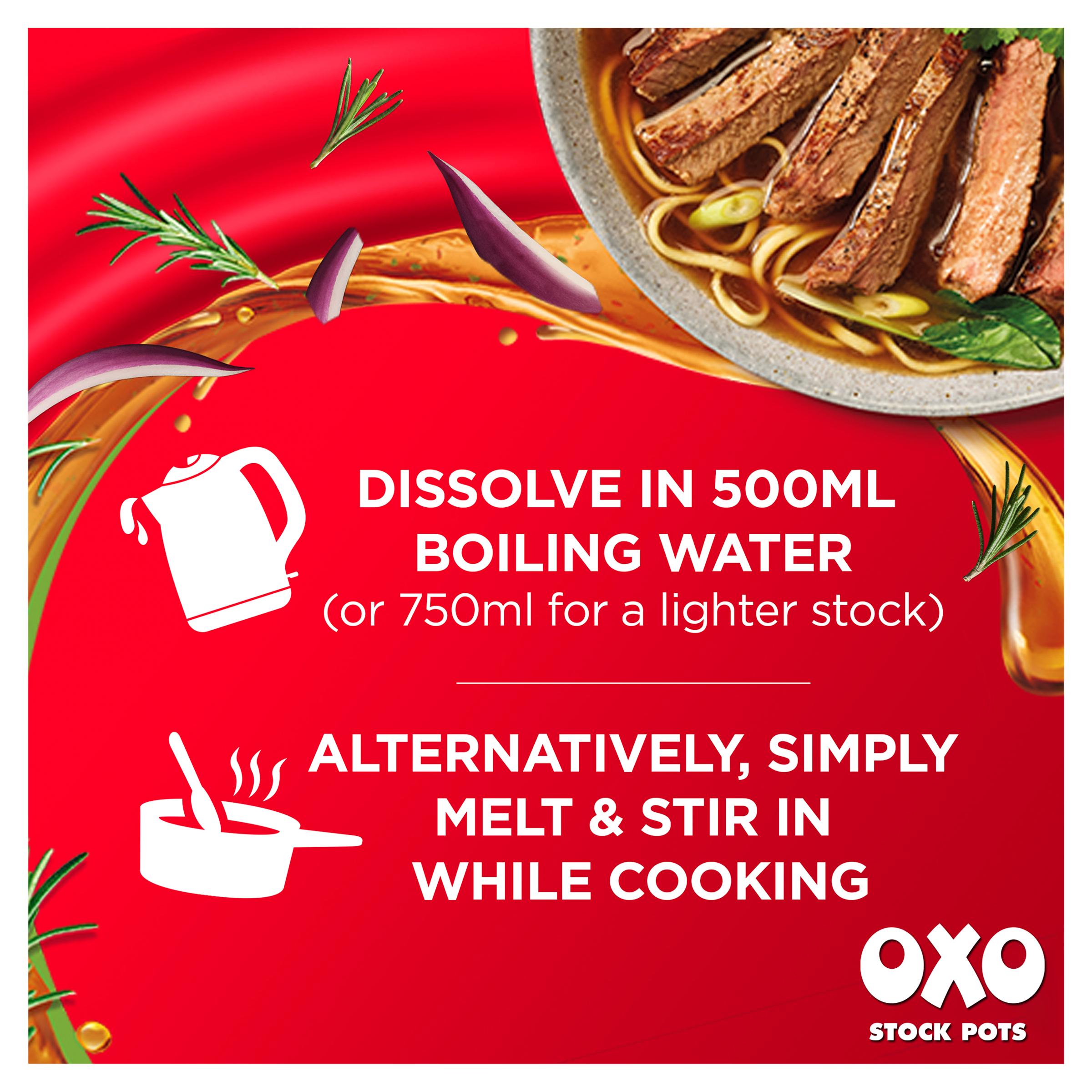 Oxo Original Beef Stock Pots 80g, imported from the UK